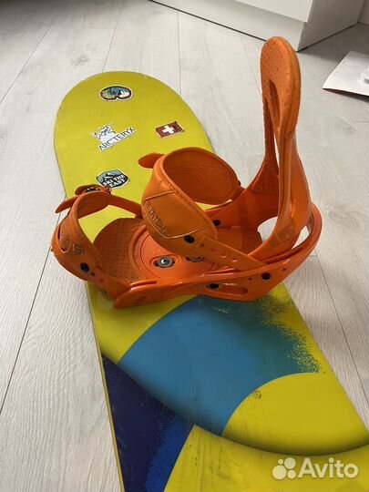Сноуборд burton custom с креплениями
