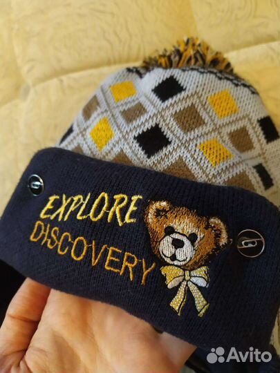 Шапка детская теплая