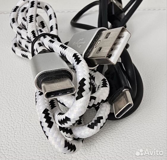 Кабель для зарядки micro usb, type-c