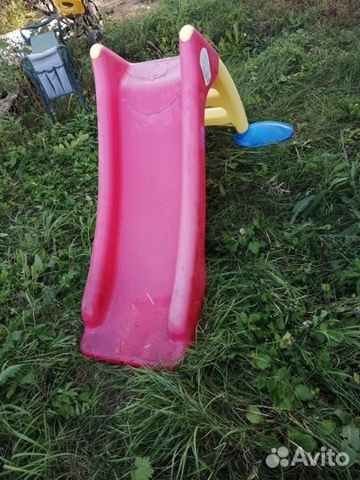 Детская горка пластиковая бу