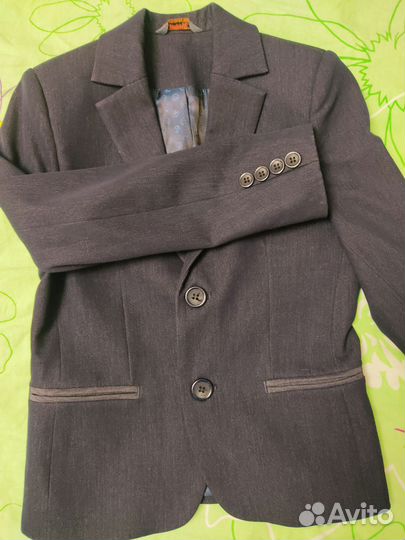 Пиджак школьный для мальчика 128
