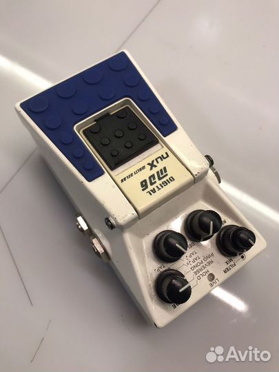Гитарная педаль эффектов Delay nux md6 (с лупером)