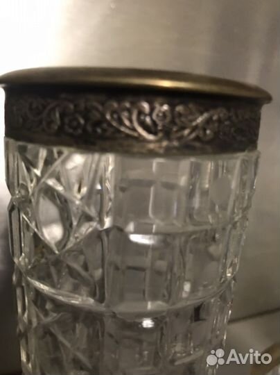 Хрусталь с мельхиором