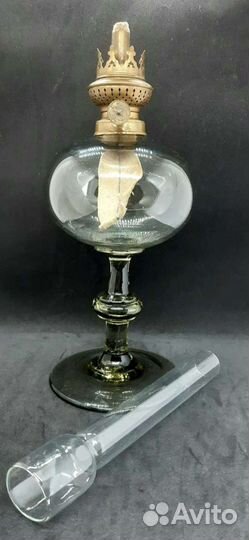 Керосиновая лампа 19 век антиквариат Россия