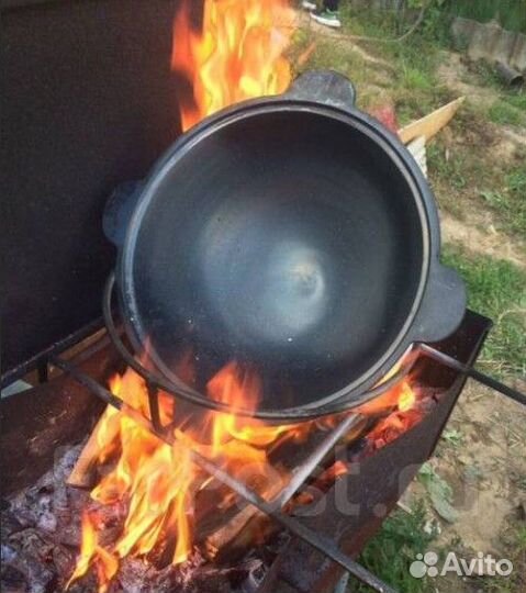 Казан чугунный узбекский