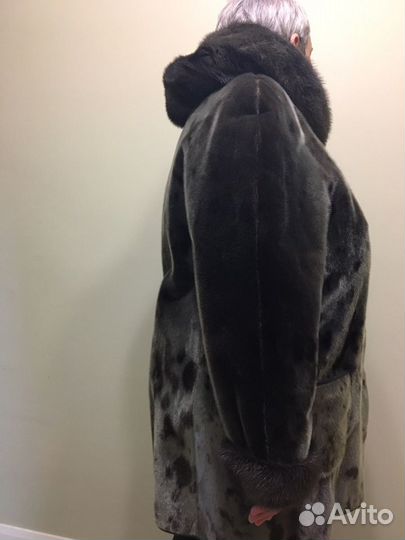 Шуба из нерпы и норки