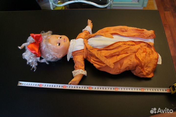 Кукла Марина гдр необычная 60 см