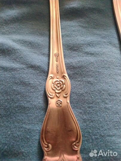 Мельхиоровые столовые ложки,вилки СССР, Кольчугино