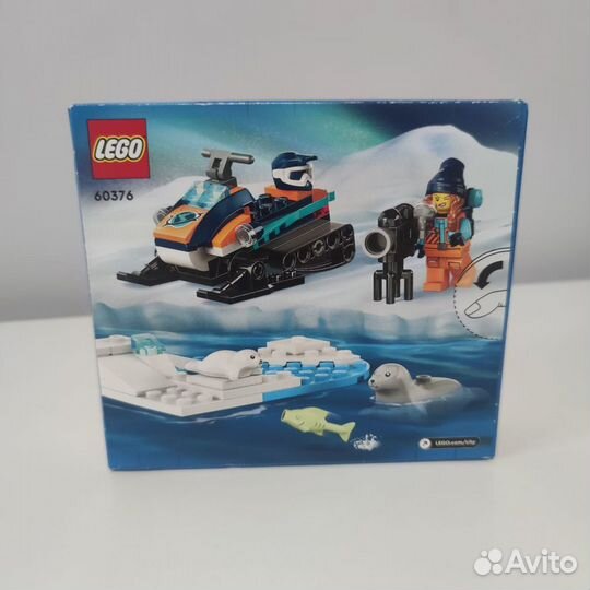 Lego city 60376 Снегоход Исследователь Арктики