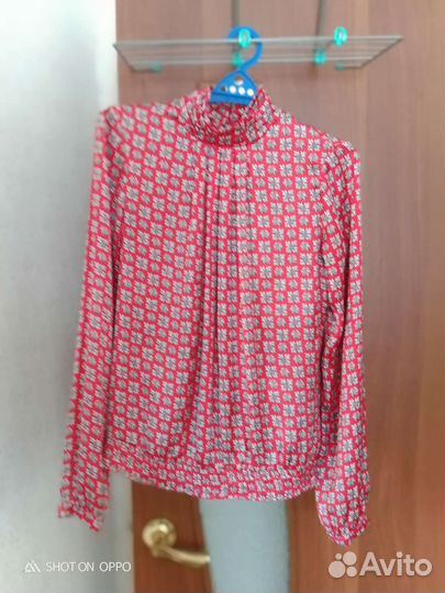 Блузка элегантная шелковая 44-46 размер
