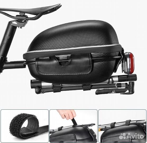 Велосумка-кофр с креплением на трубу Rockbros KW-6