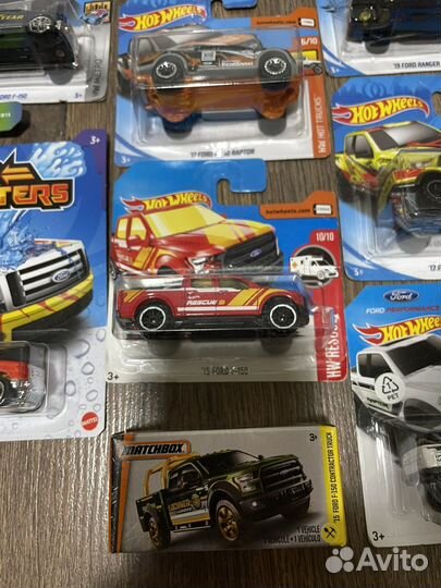 Hot Wheels Ford F-150 / Raptor сет 9 шт
