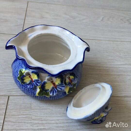 Сахарница(баночка для чего угодно),для чая и тд