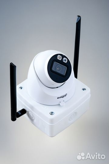 Комплект 4g видеонаблюдения для стройки