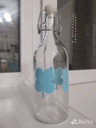 Бутылка Икеа с пробкой, б/у