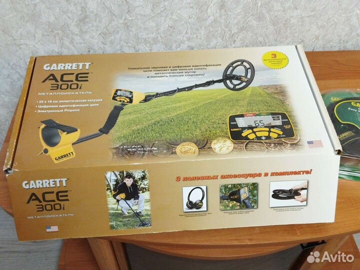 Металлоискатель garrett ace 300i