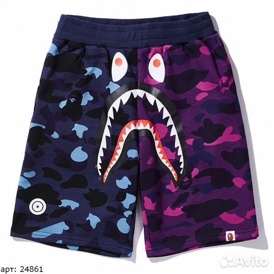 Шорты Bape Фиолетовые