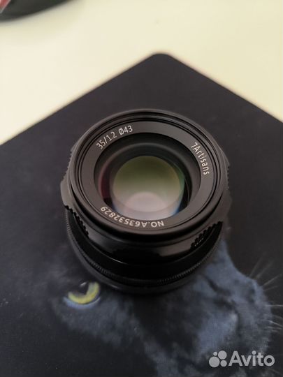 Объектив 7artisans 35mm f1.2 Canon EF-M, черный