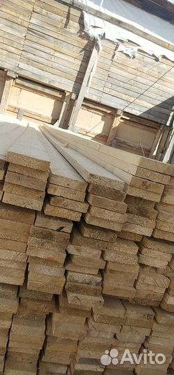 Доска обрезная сосна 100*25*6000мм 1 сорт ГОСТ