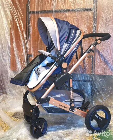 Новaя коляска luхmom вcесезоннaя трaнсформер