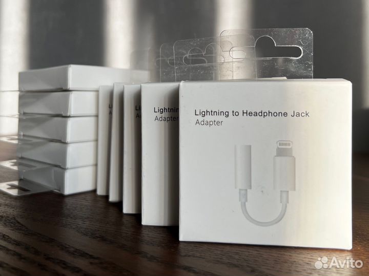 Переходники 3.5мм для iPhone Новые