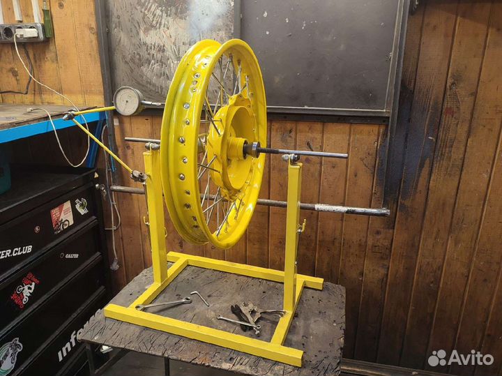 Переспицовка и центровка колес мотоциклов