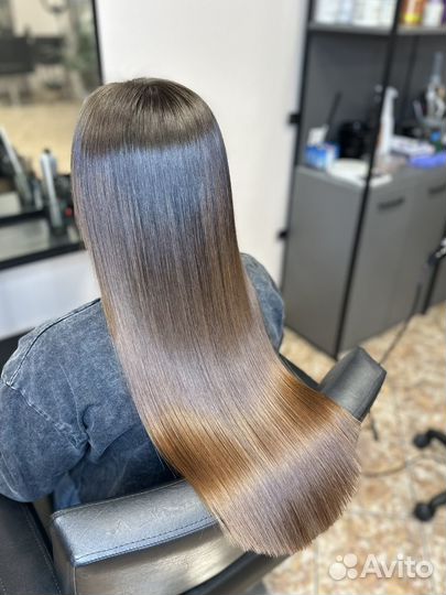 Модель на кератиновое выпрямление