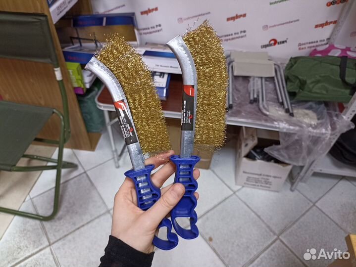 Щетка по металлу балонная