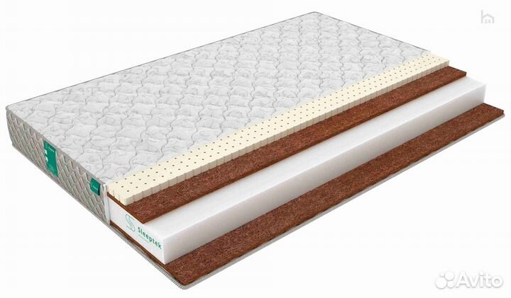 Матрас Sleeptek Roll Latex DoubleStrong 14 2000х1900х140