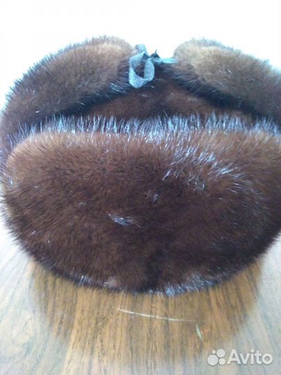 Норковая шапка мужская