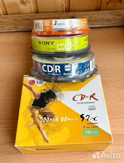 Чистые CD и DVD диски для записи