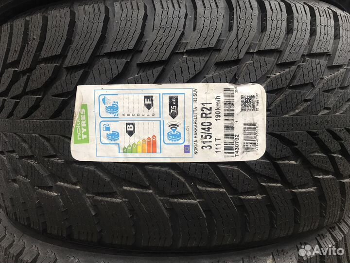 Nokian Tyres Hakkapeliitta R3 SUV 275/45 R21 и 315/40 R21