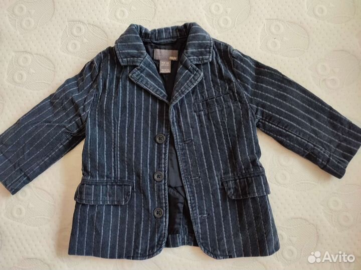 Пиджак и брюки hm на мальчика 80-86 см