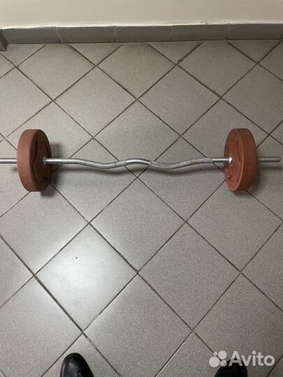 Штанга с изгнутым грифом