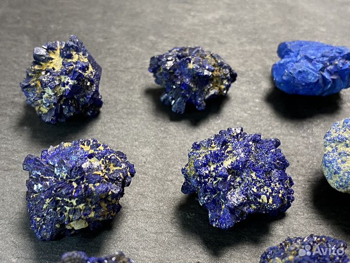 Азурит кристалл природный Азуромалахит минерал