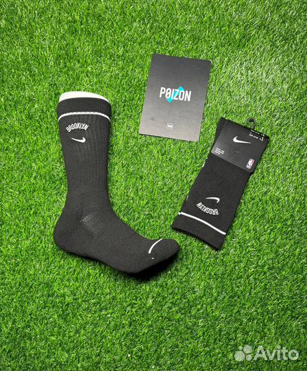 Высокие носки Nike Everyday Elite & Brooklyn Nets