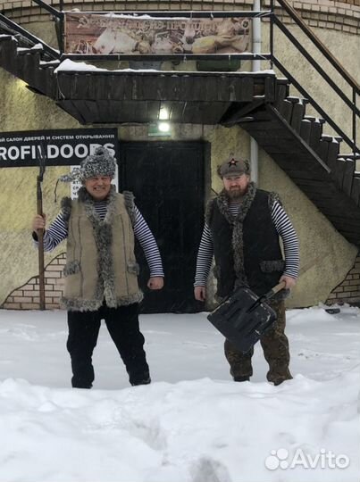 Жилет меховой из дублёной овчины