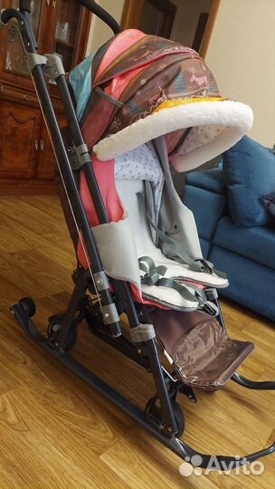 Санки коляска ника 7 3