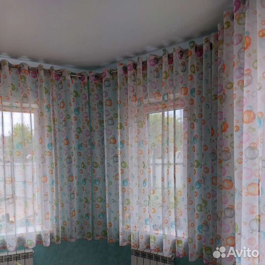 Шторы на люверсах бу