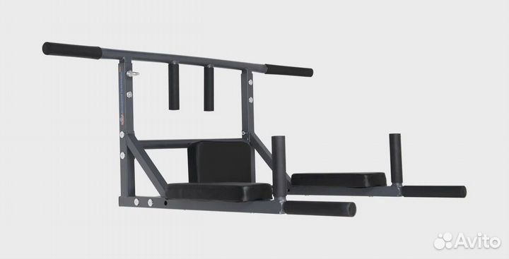 Настенный турник 3 в 1 цвета графит, новый