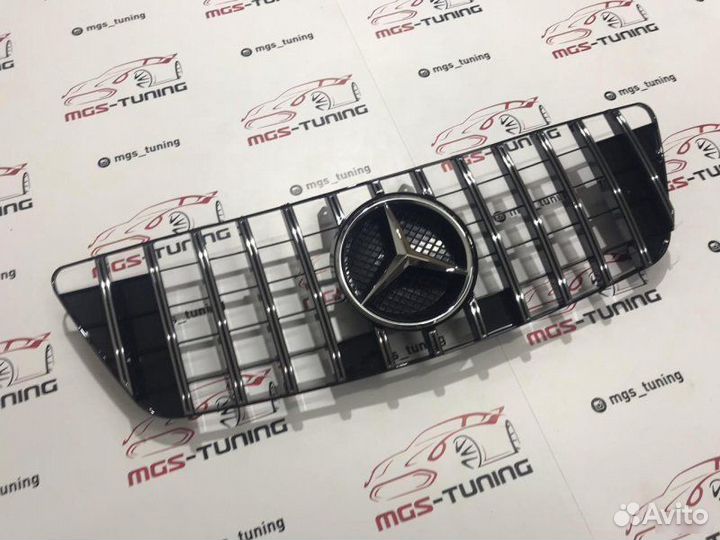 Решетка ML-Class Хром звезда w164 GT