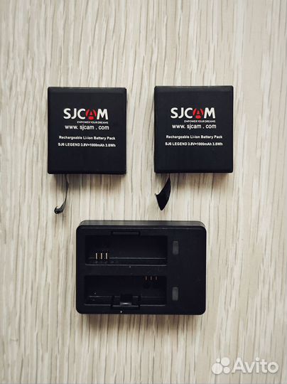 Аккумуляторы для SJCam SJ6 Legend с зарядкой