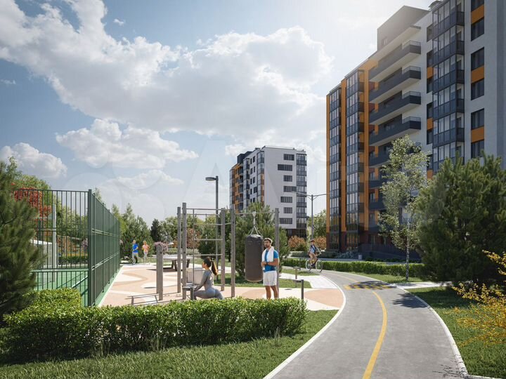 1-к. квартира, 38,9 м², 1/9 эт.