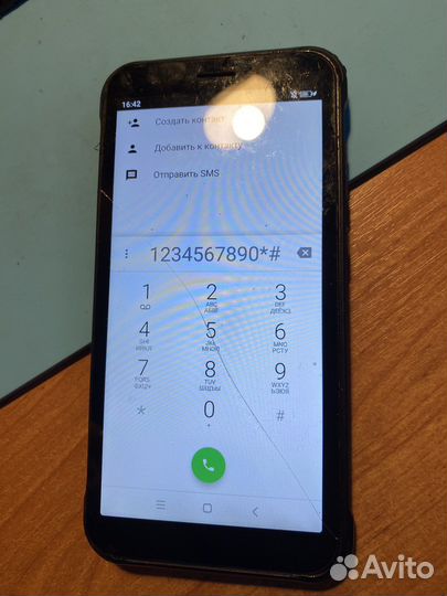 Дисплей для Blackview BV4900/BV4900S битый б/у