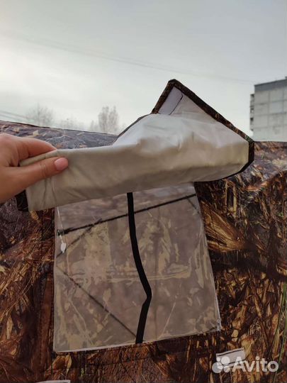 Палатка куб для зимней рыбалки утеплённая 2*2 *2,1