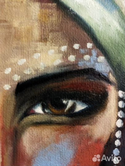 Картина портрет принц Персии Абый масло