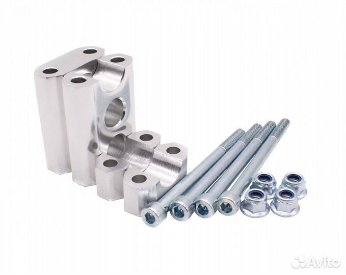 Крепление руля 22мм Питбайк высокие (стойки руля)