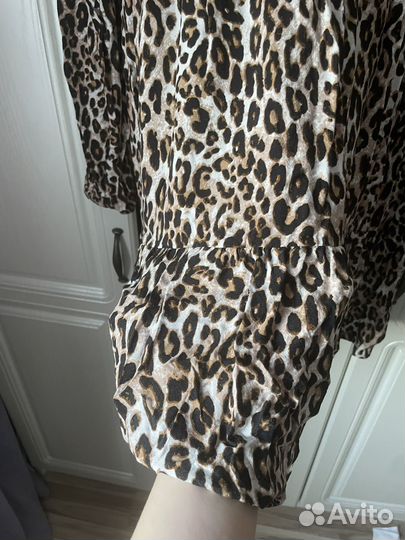 Платье женское леопардовое 48 50