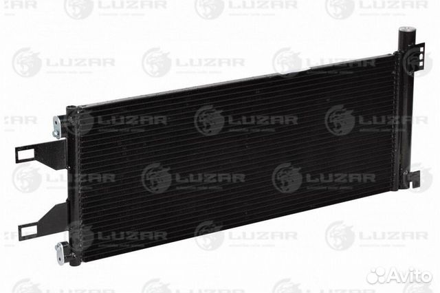 Радиатор кондиционера с ресивером Luzar lrac 1680