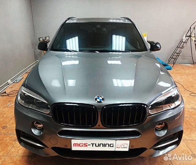 Крышки на зеркала карбон BMW X5 f15 стиль М капли